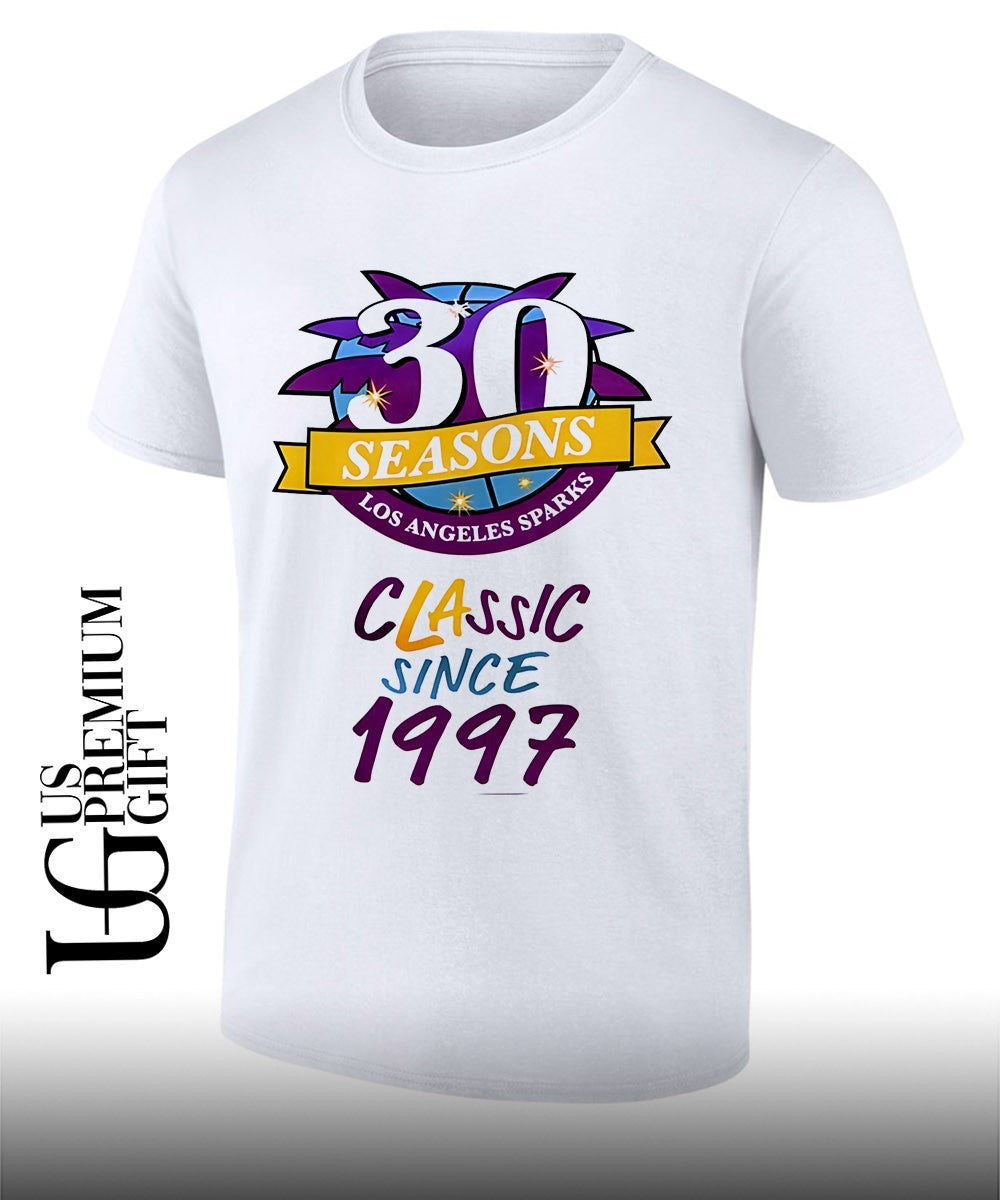 Los Angeles Sparks 30 Seasons Anniversary Classic since 1997 shirt