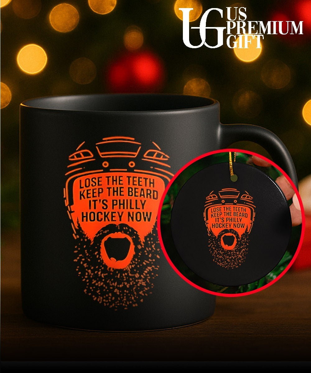 Lose the teeth keep the beard it’s Philly hockey now Philadelphia Flyers shirt