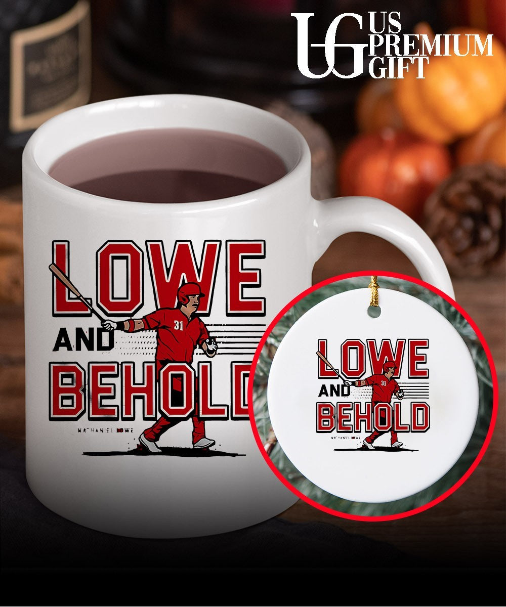 Lowe and Behold Nathaniel Lowe Cincinnati Reds baseball shirt