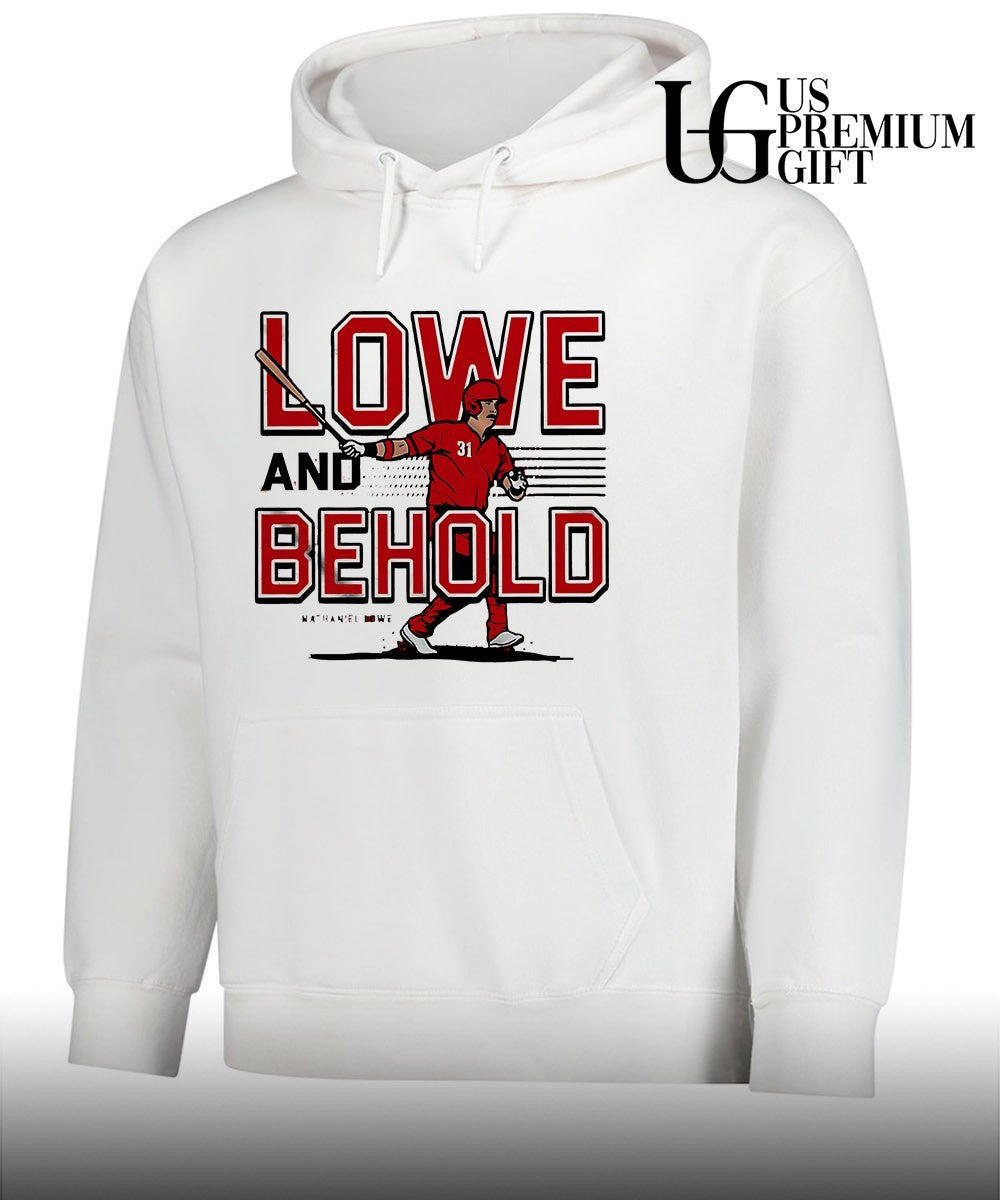 Lowe and Behold Nathaniel Lowe Cincinnati Reds baseball shirt