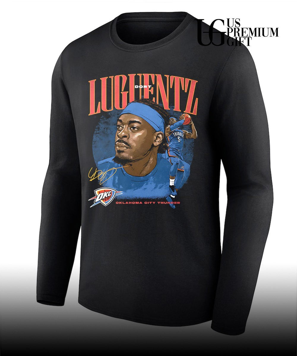 Luguentz Dort player Oklahoma City Thunder NBA 2026 signature shirt
