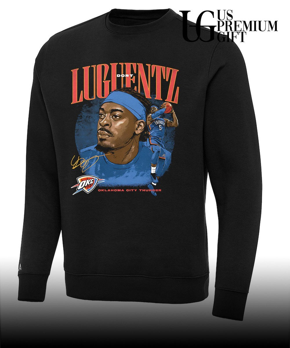Luguentz Dort player Oklahoma City Thunder NBA 2026 signature shirt