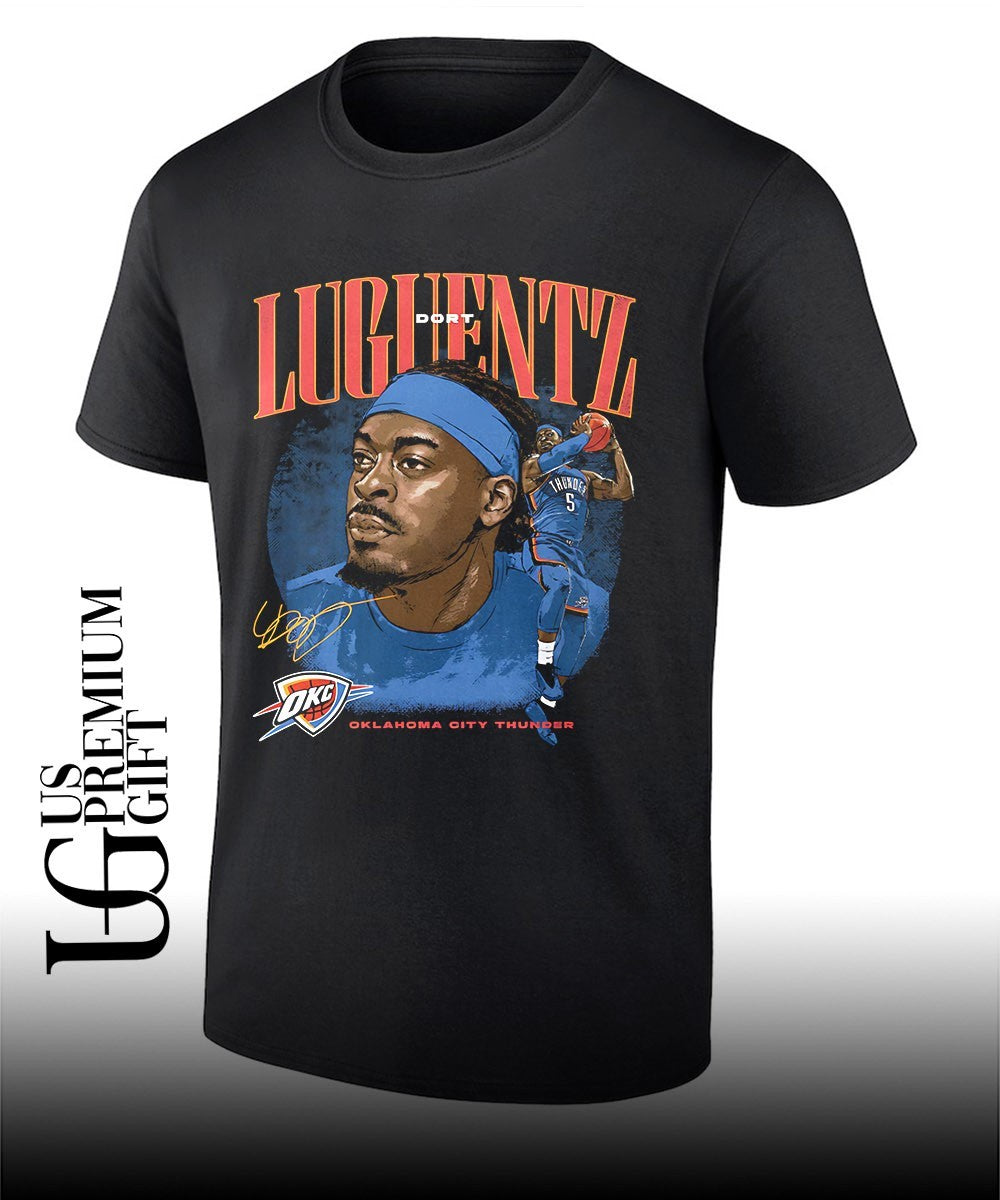 Luguentz Dort player Oklahoma City Thunder NBA 2026 signature shirt