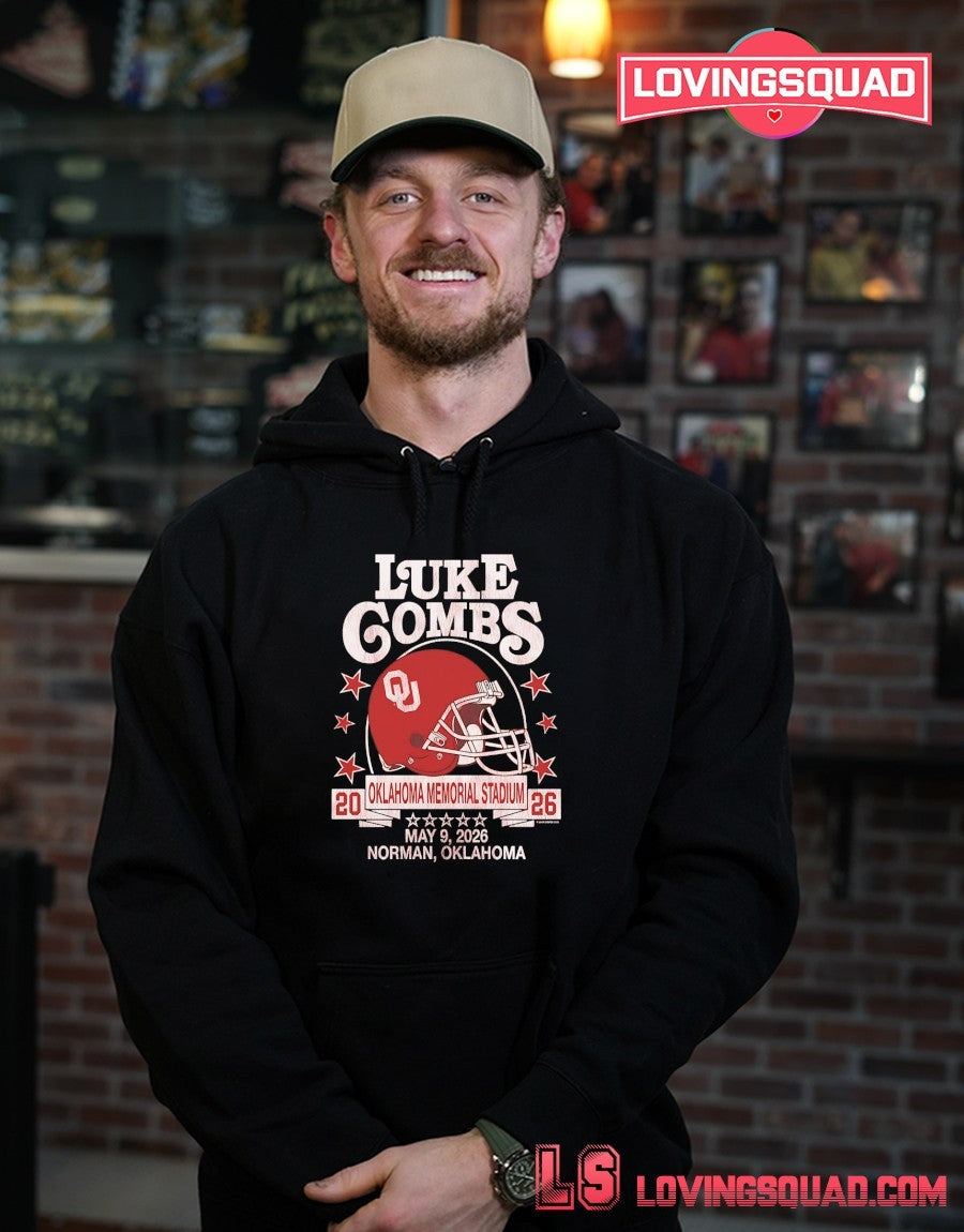 Luke Combs Oklahoma Memorial Stadium 2026 shirt