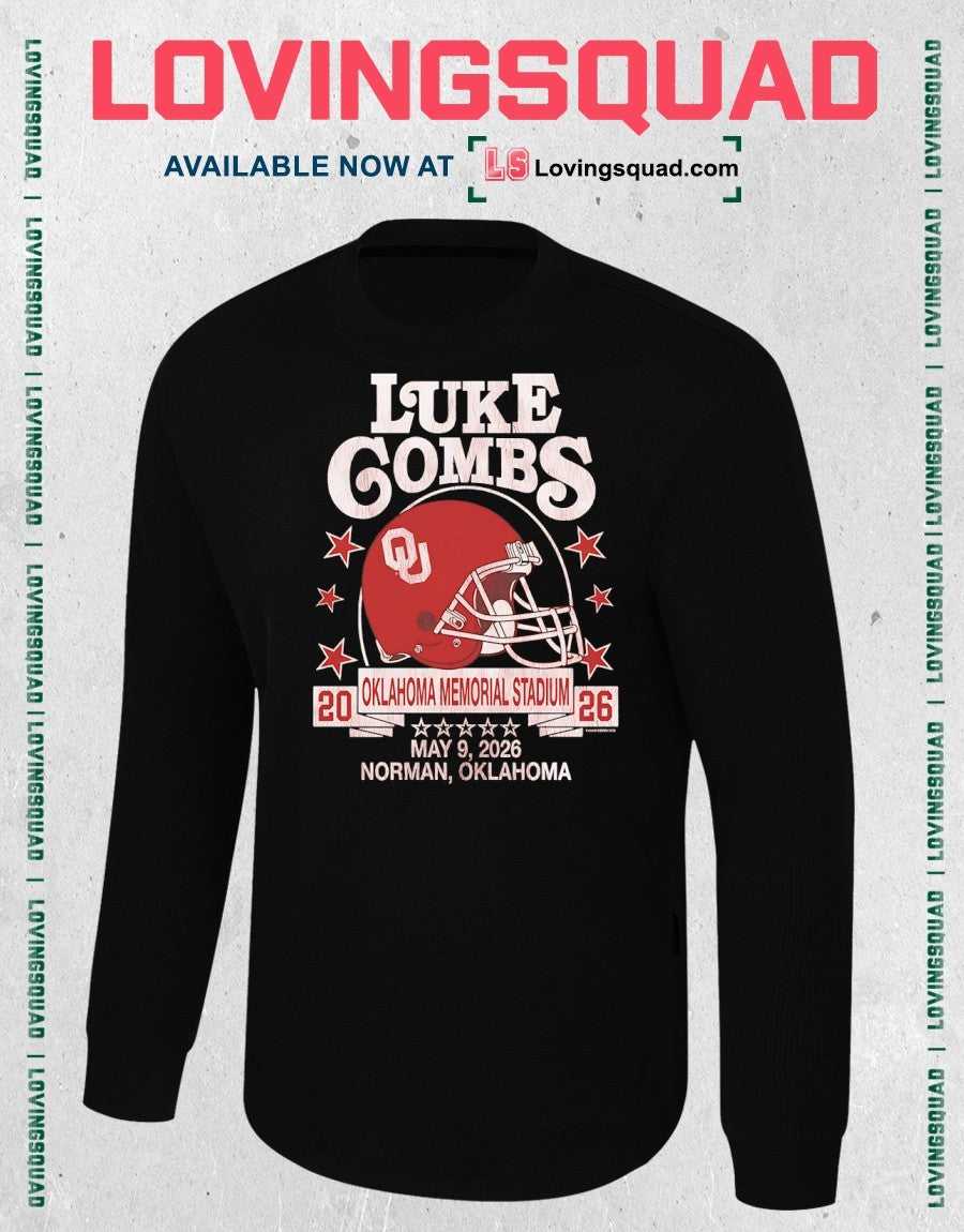 Luke Combs Oklahoma Memorial Stadium 2026 shirt