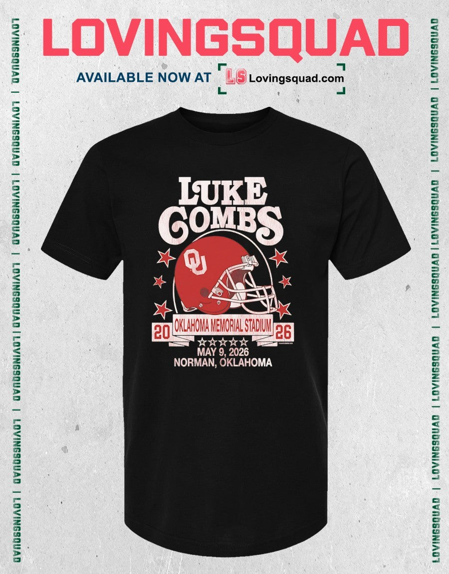Luke Combs Oklahoma Memorial Stadium 2026 shirt