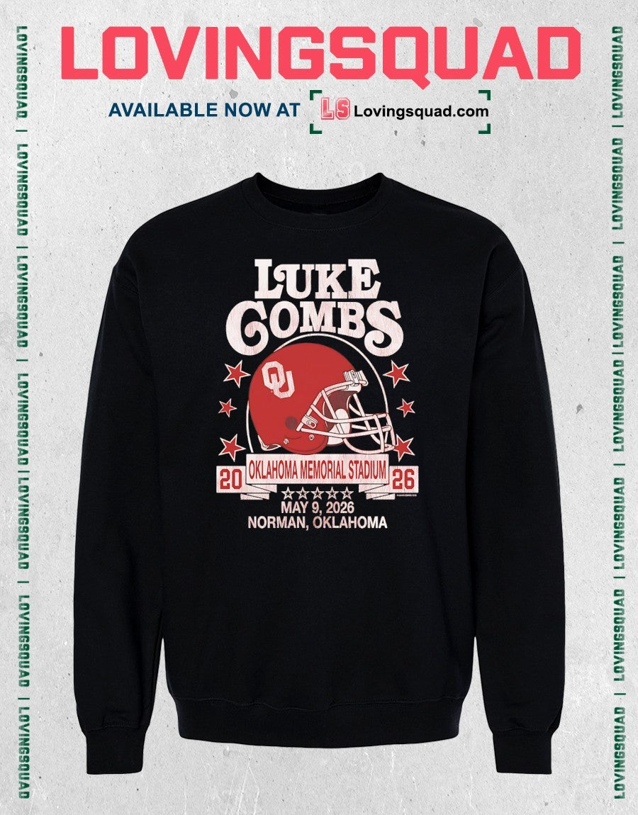 Luke Combs Oklahoma Memorial Stadium 2026 shirt
