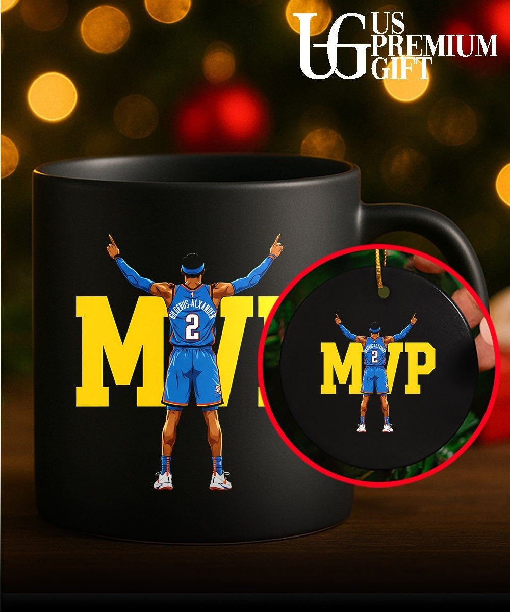MVP back 2 back Shai Gilgeous-Alexander Oklahoma City Thunder basketball shirt