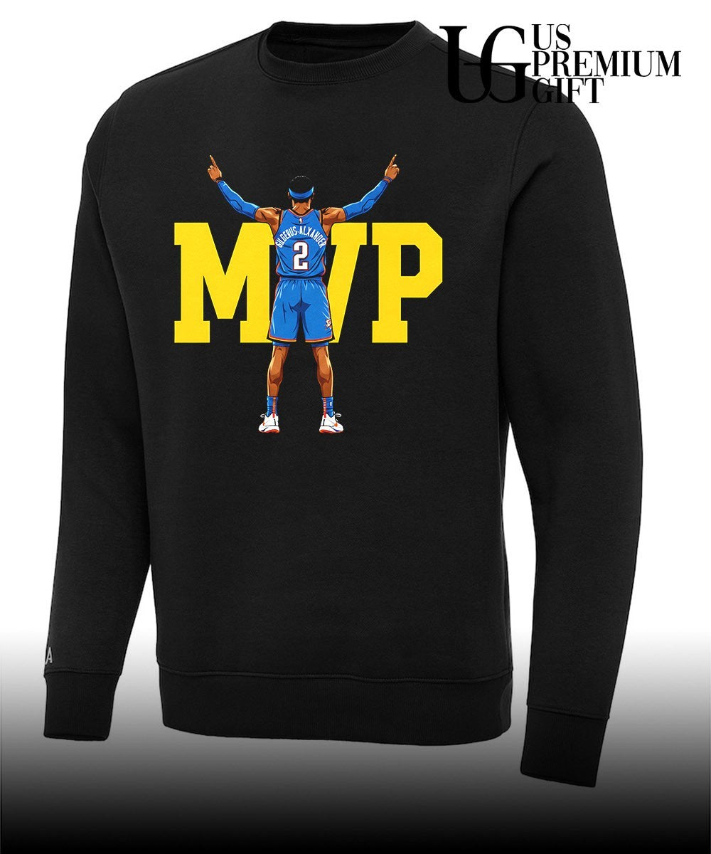 MVP back 2 back Shai Gilgeous-Alexander Oklahoma City Thunder basketball shirt