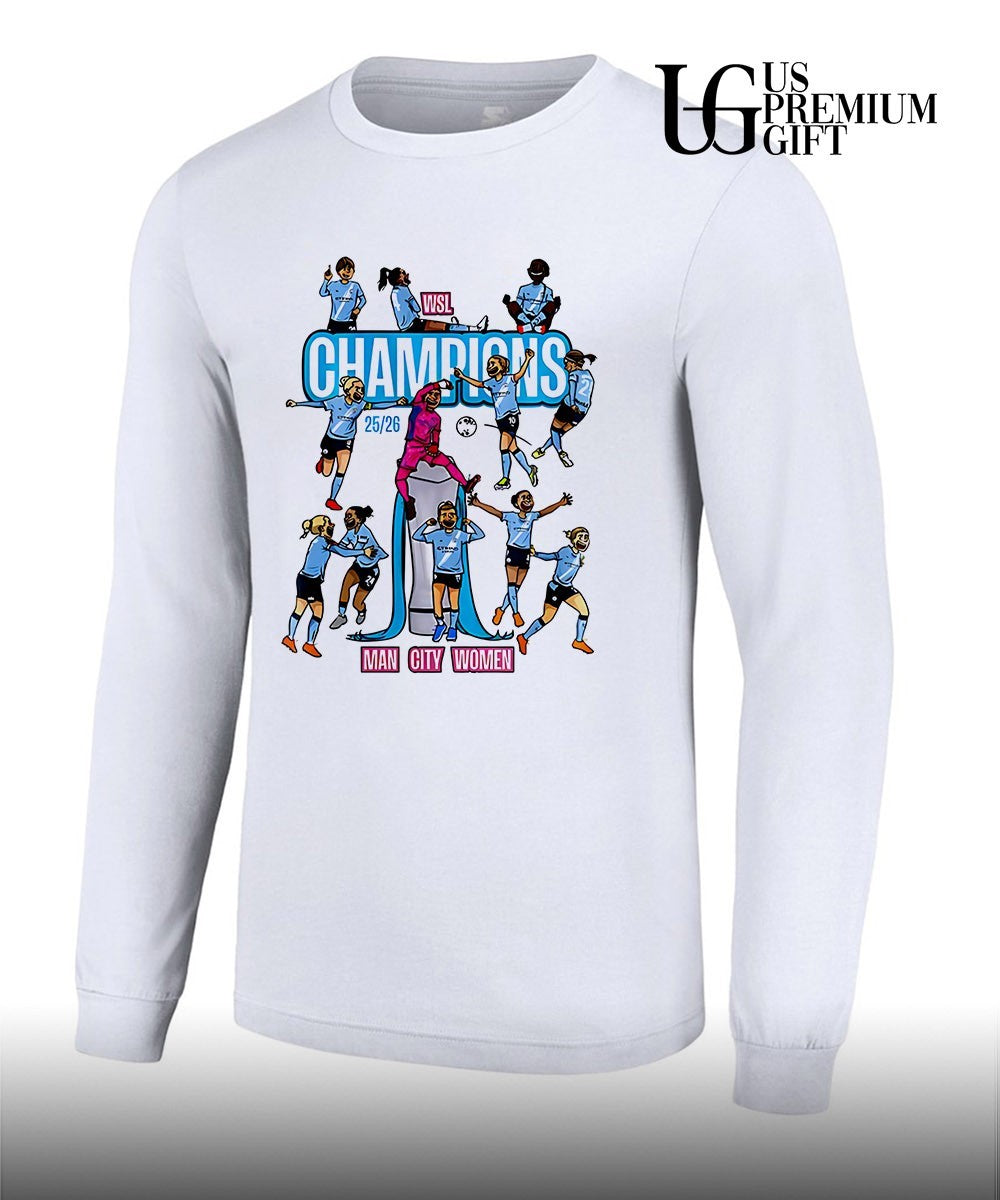 Manchester City FC Man City Women Double Winners 2025-2026 shirt