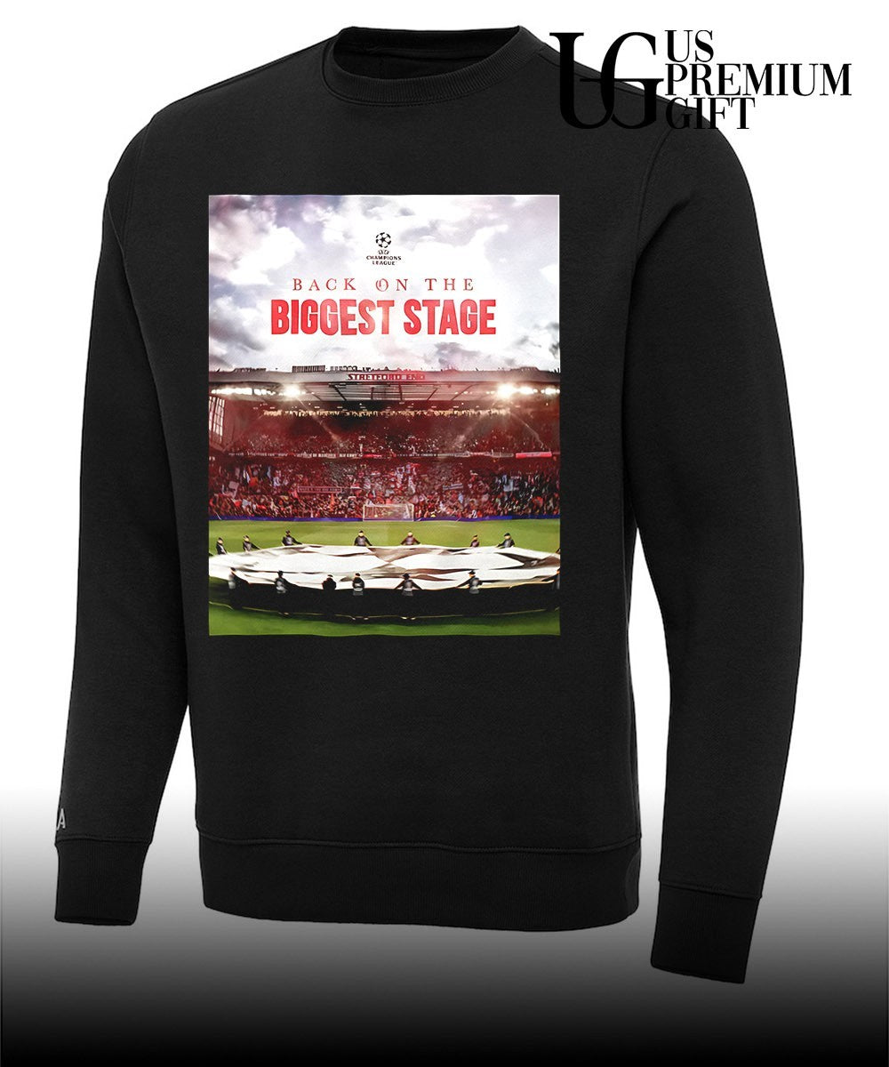 Manchester United Back On The Biggest Stage UEFA Champion League Qualified shirt