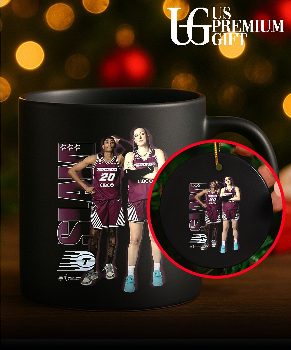 Marina Mabrey and Brittney Sykes Toronto Tempo Slam poster shirt