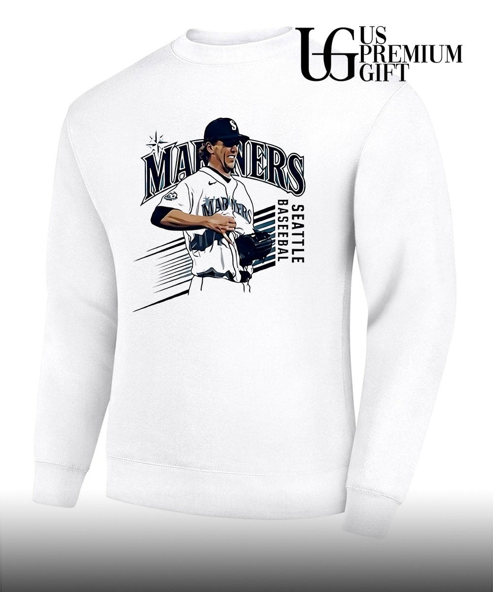 Mariners Logan Gilbert Baseball Pitcher Catches Ball In shirt