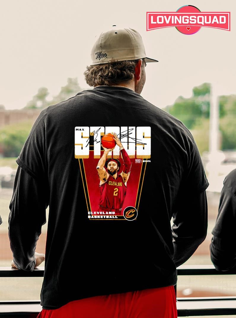 Max Strus Cleveland Cavaliers Premiere signature shirt
