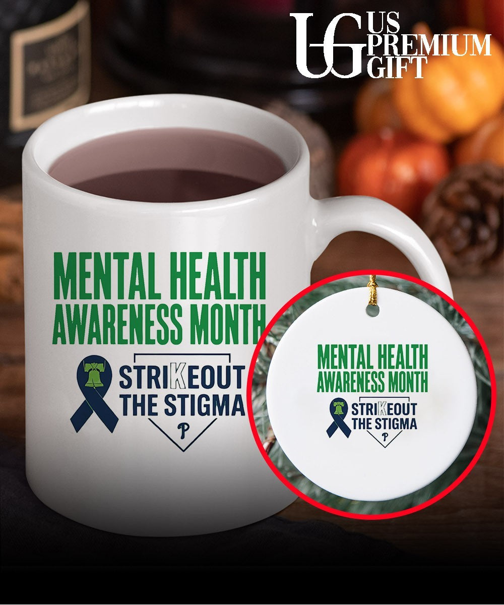Mental Health Awareness Month Strikeout The Stigma Philadelphia Phillies shirt