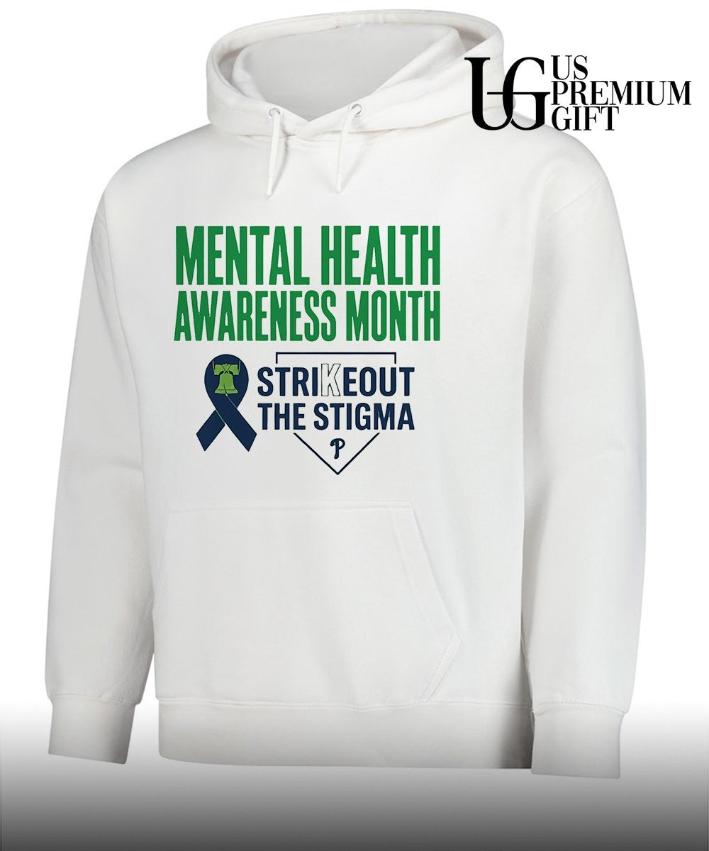Mental Health Awareness Month Strikeout The Stigma Philadelphia Phillies shirt