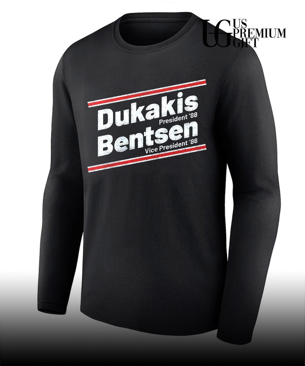 Michael Dukakis president ’88 and vice president Lloyd Bentsen shirt