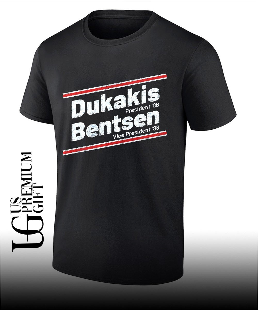 Michael Dukakis president ’88 and vice president Lloyd Bentsen shirt