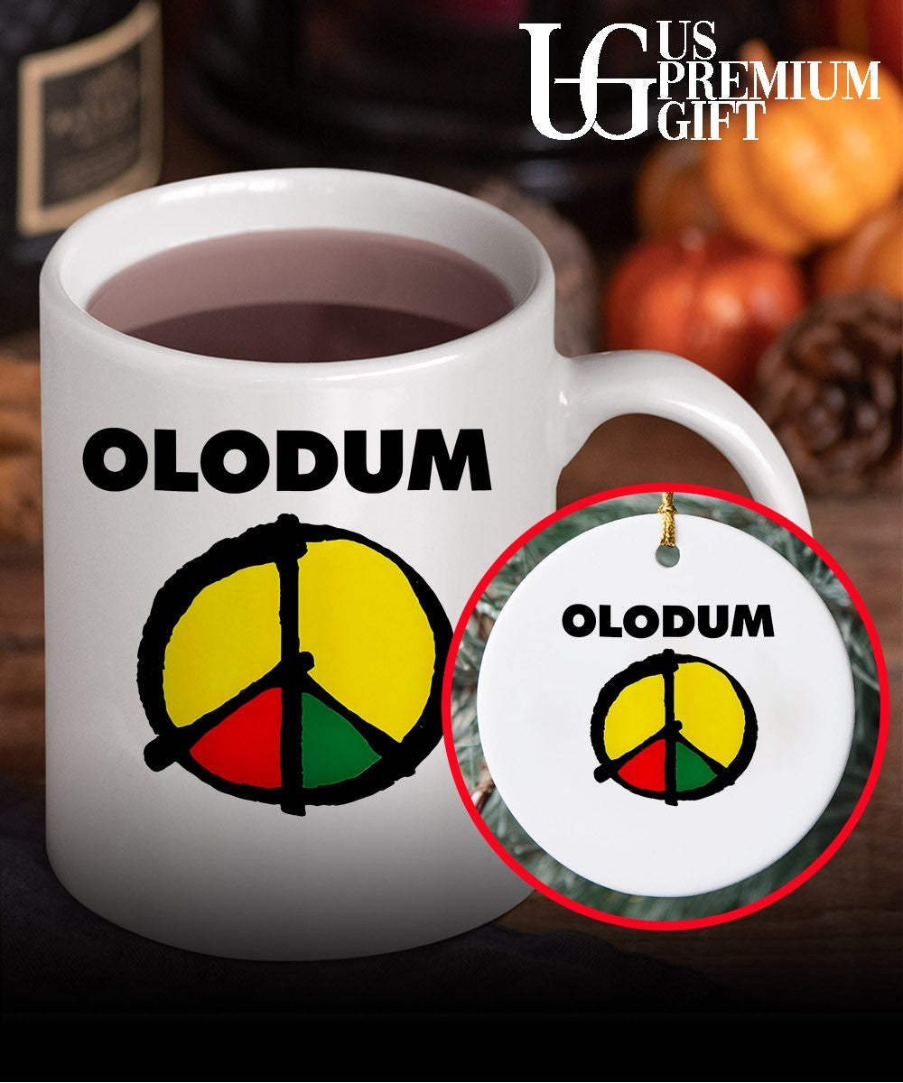 Michael wearing Olodum logo shirt