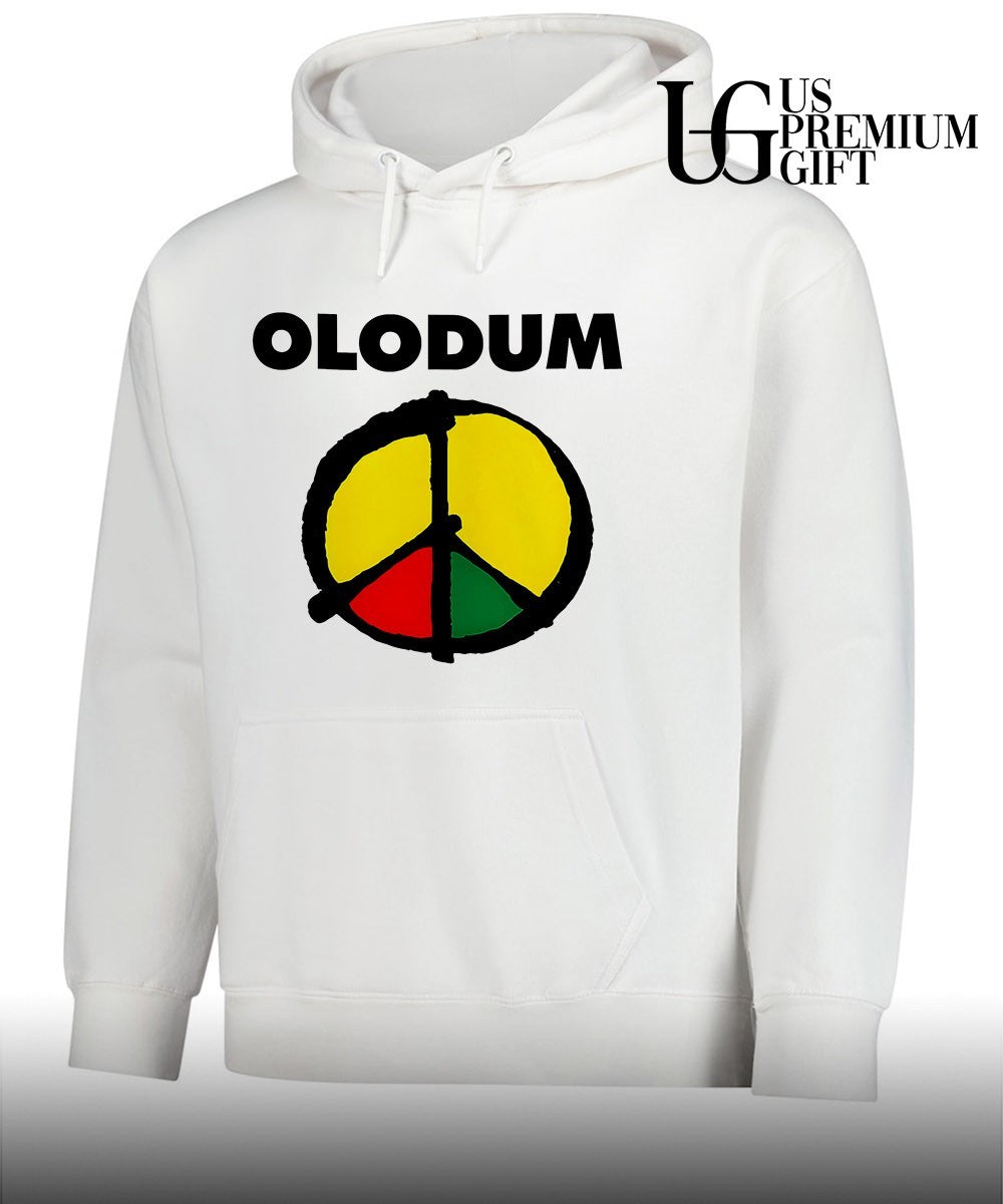 Michael wearing Olodum logo shirt