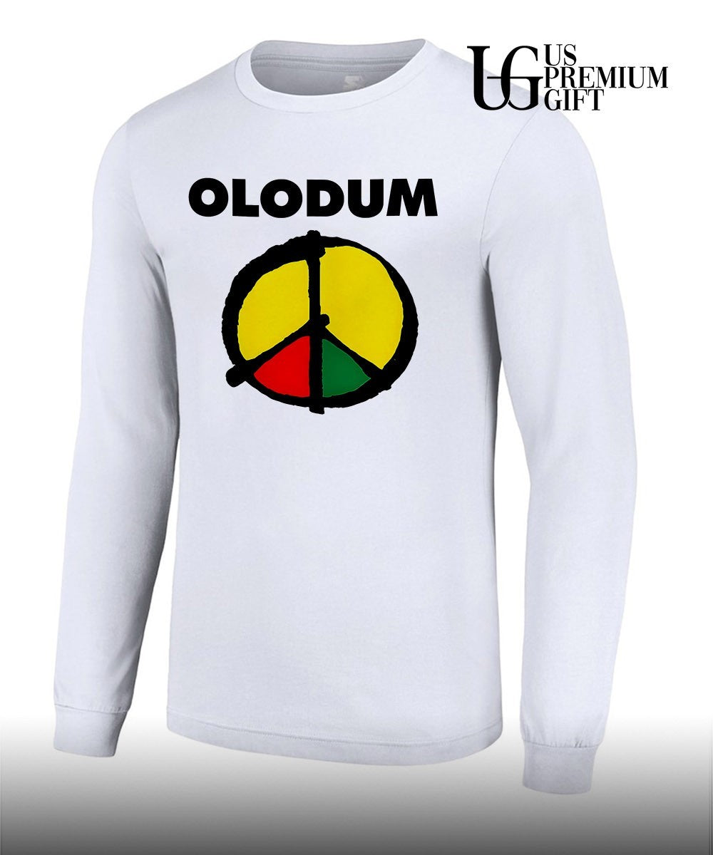 Michael wearing Olodum logo shirt