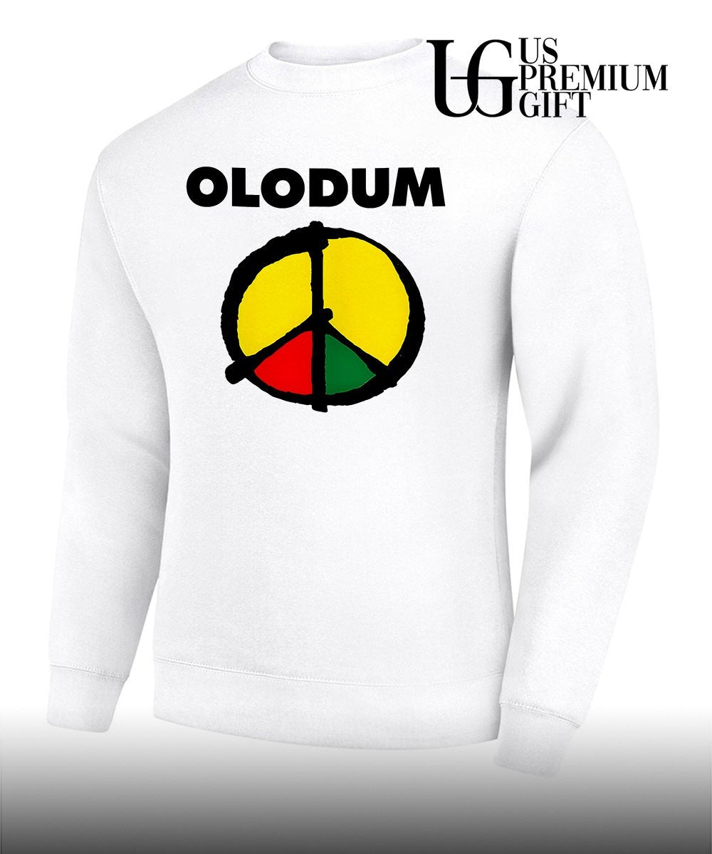 Michael wearing Olodum logo shirt