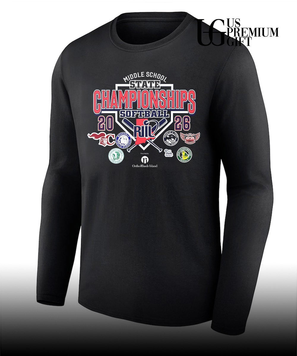 Middle School Softball State Championships RIIL 2026 shirt