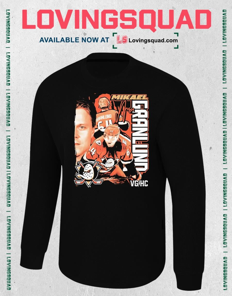 Mikael Granlund Anaheim Ducks ice hockey player shirt