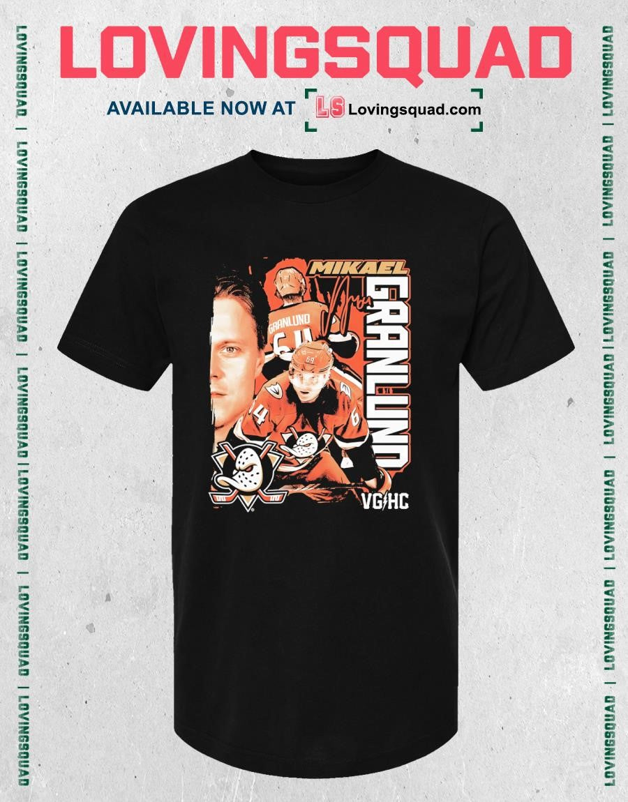 Mikael Granlund Anaheim Ducks ice hockey player shirt