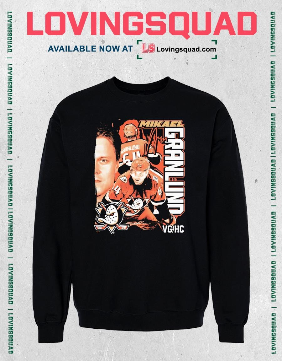 Mikael Granlund Anaheim Ducks ice hockey player shirt