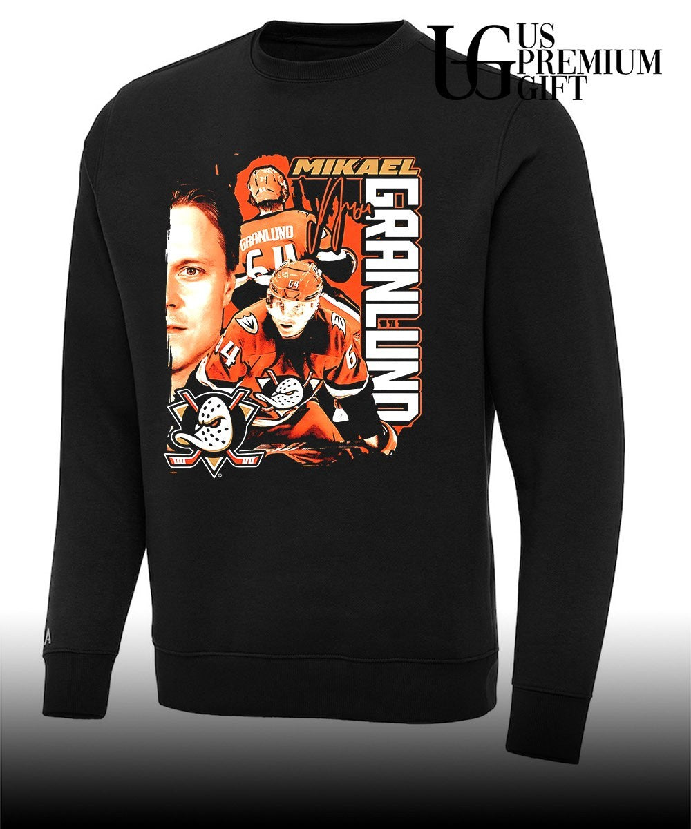Mikael Granlund The Calm Collage Anaheim Ducks hockey signature graphic shirt