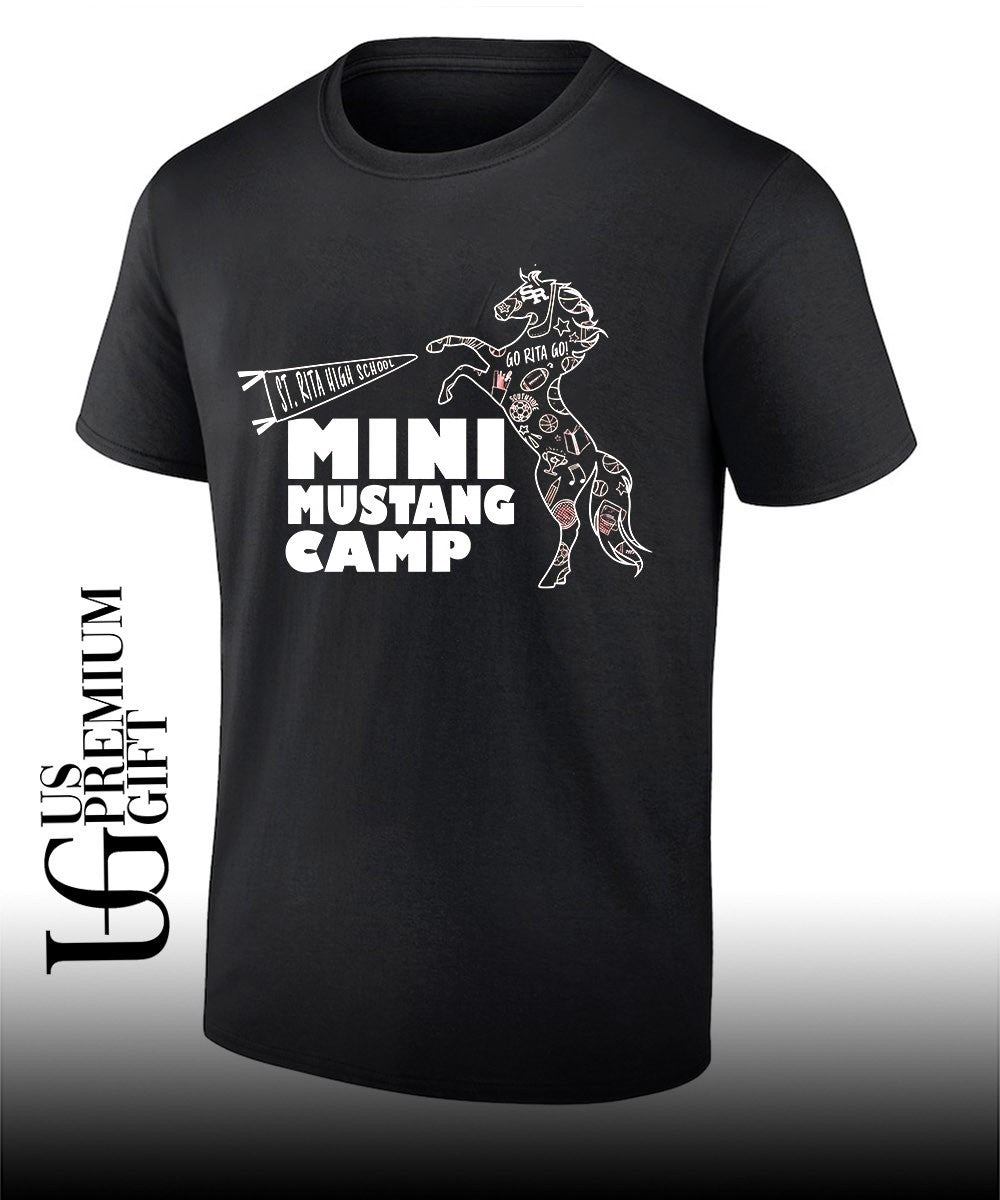 Mini Mustang Camp St. Rita High School shirt