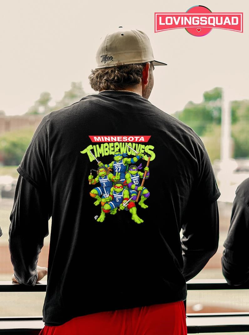 Minnesota Timberwolves Ninja Turtles Shirt