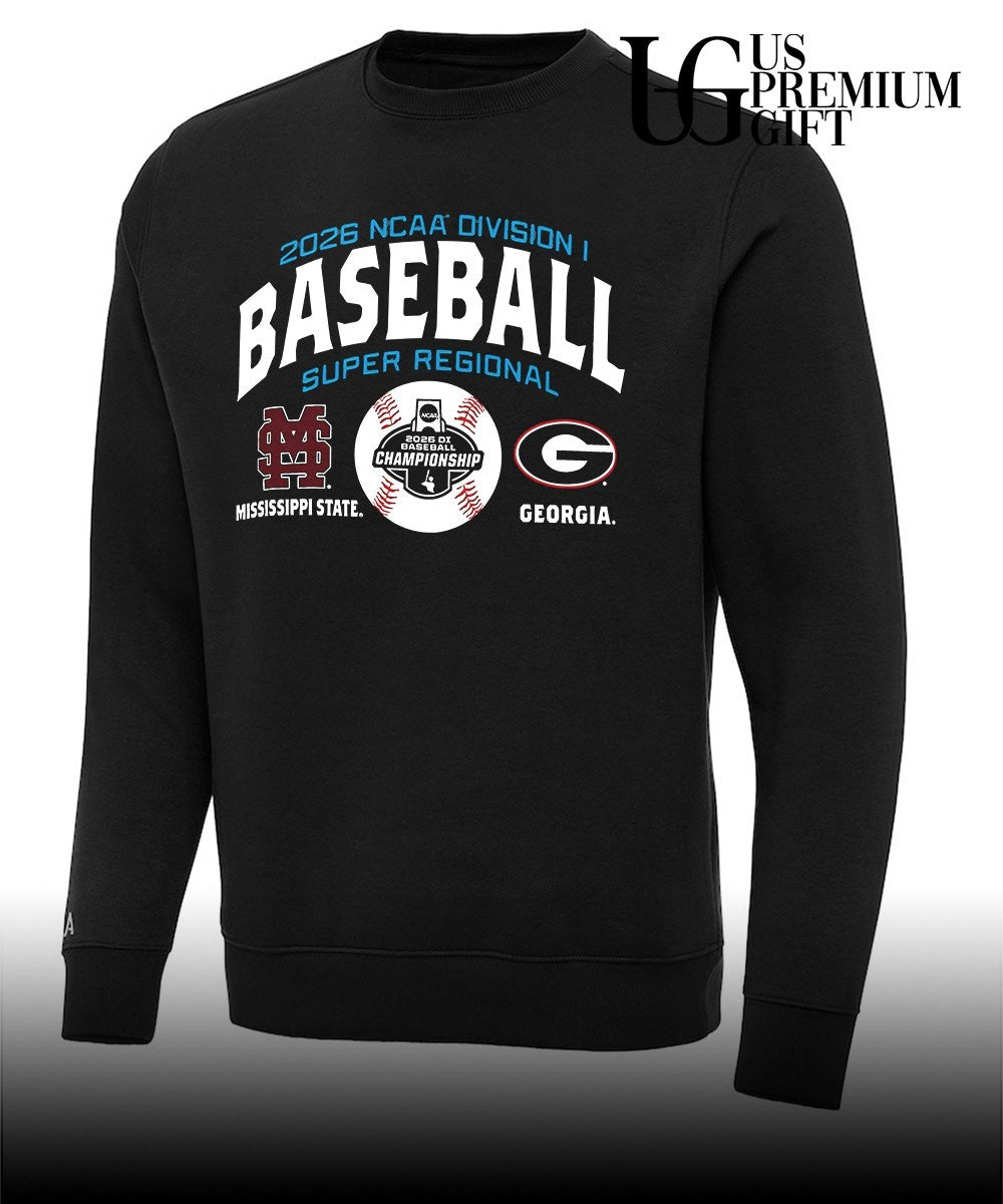 Mississippi State Bulldogs Georgia Bulldogs 2026 NCAA Division I Baseball Super Regional shirt
