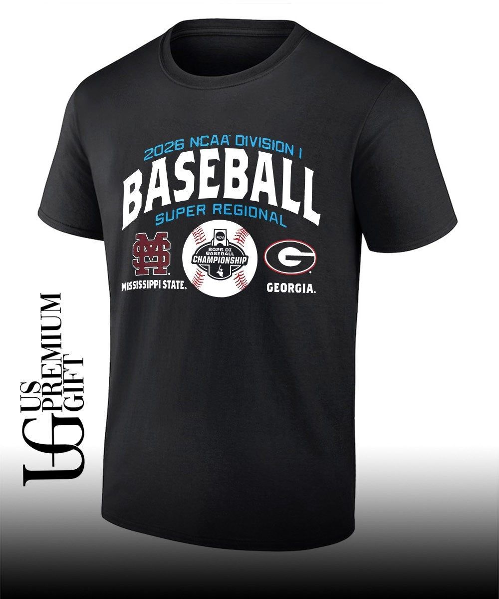 Mississippi State Bulldogs Georgia Bulldogs 2026 NCAA Division I Baseball Super Regional shirt