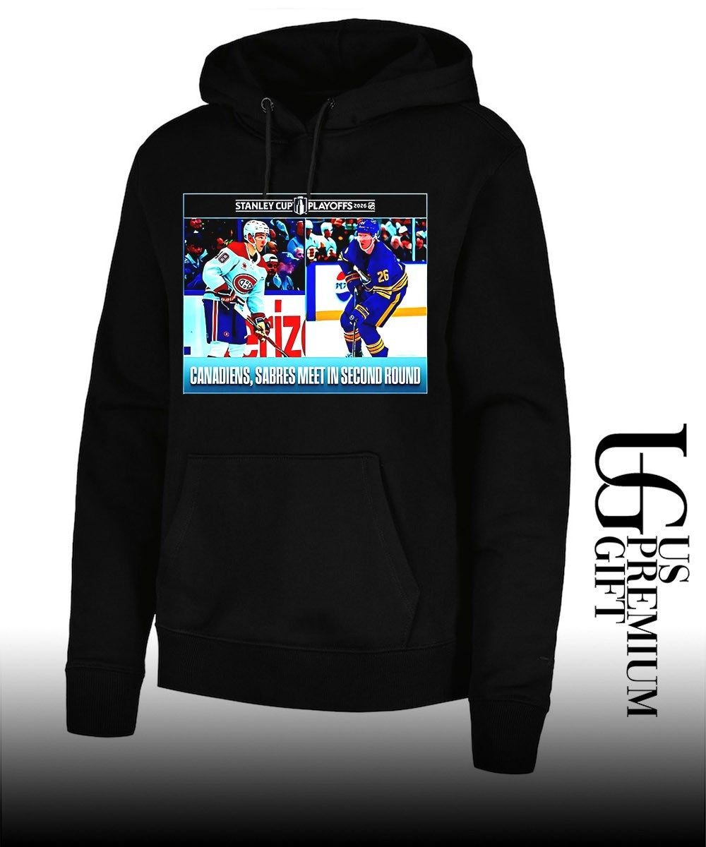 Montreal Canadiens vs Buffalo Sabres 2026 NHL Stanley Cup Playoffs Canadiens Sabres meet in second round shirt