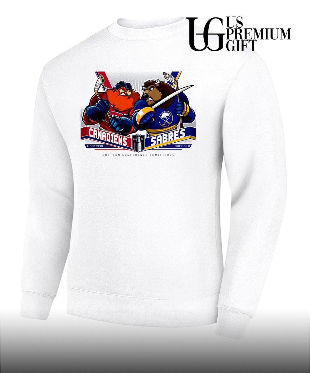 Montreal Canadiens vs Buffalo Sabres NHL Eastern Conference Semifinals 2026 mascot shirt