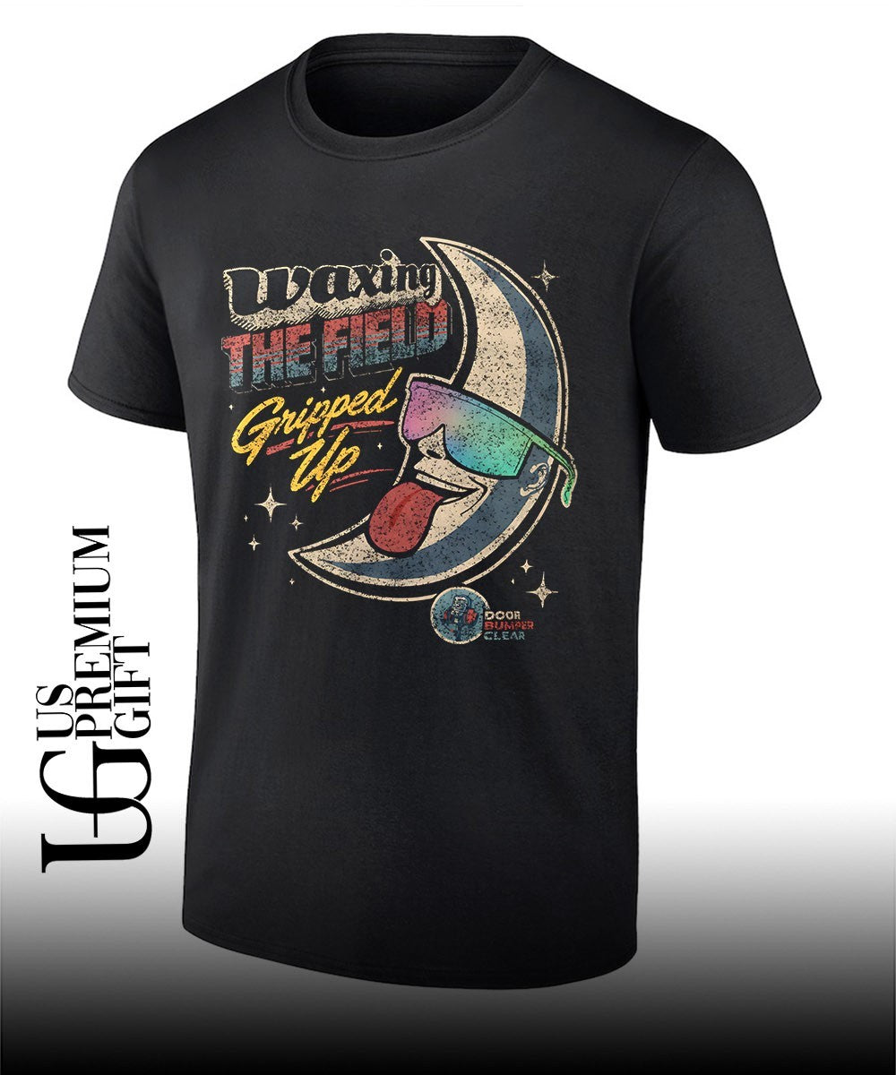 Moon waxing the field gripped up vintage T-shirt