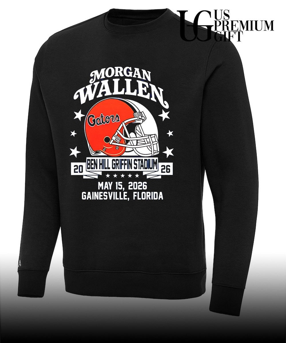 Morgan Wallen x Florida Gators Ben Hill Griffin Stadium 2026 helmet shirt