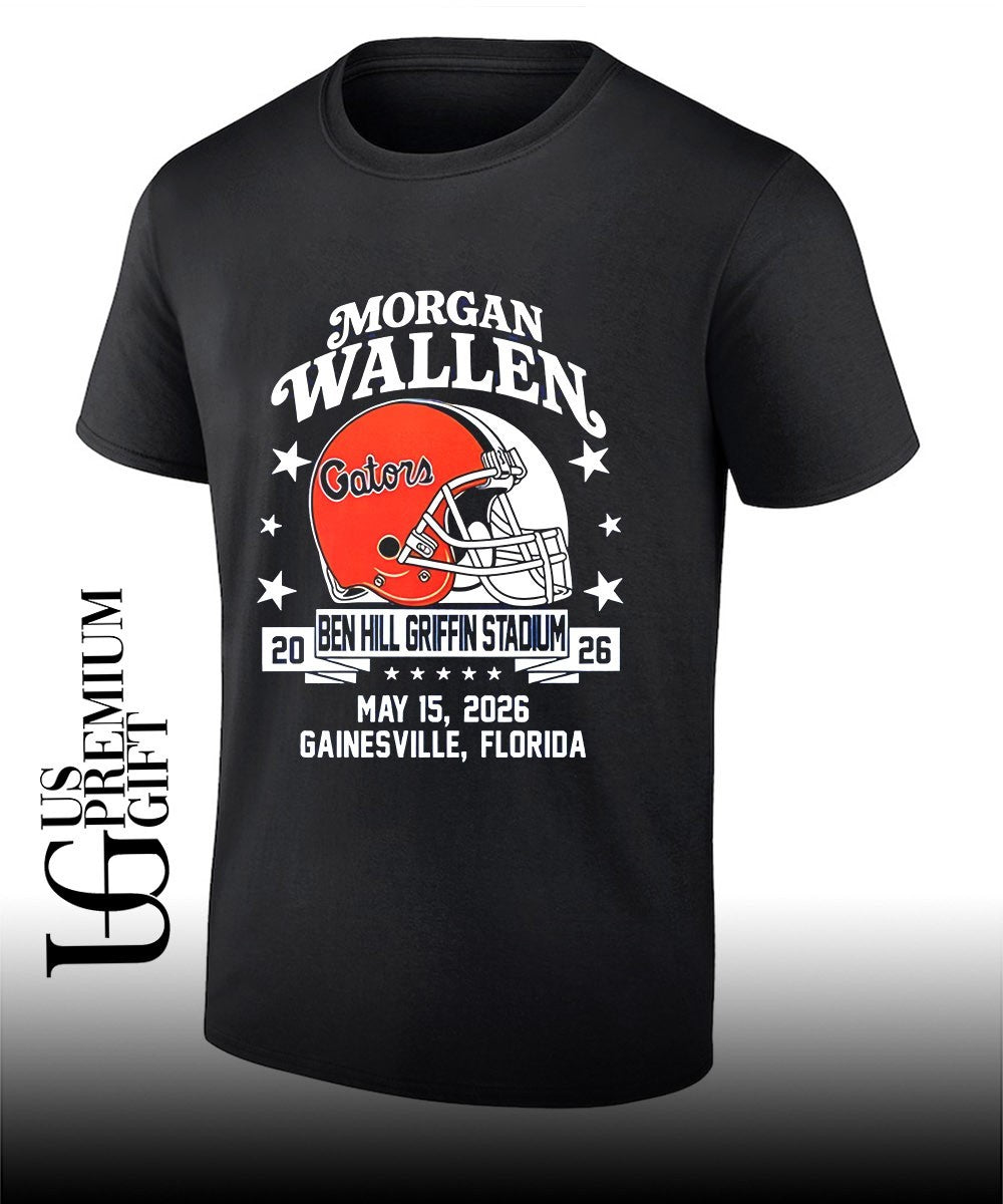 Morgan Wallen x Florida Gators Ben Hill Griffin Stadium 2026 helmet shirt