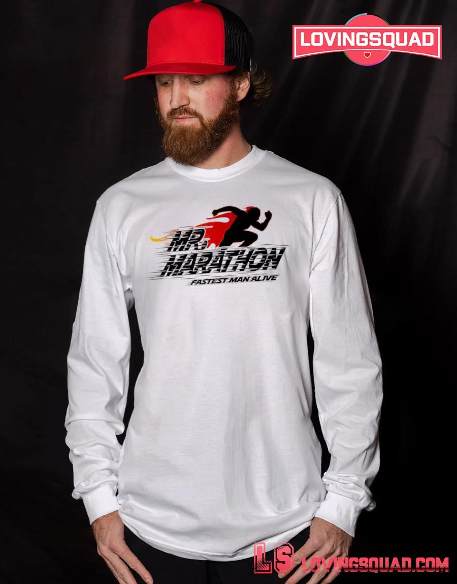 Mr Marathon Fastest Man Alive shirt