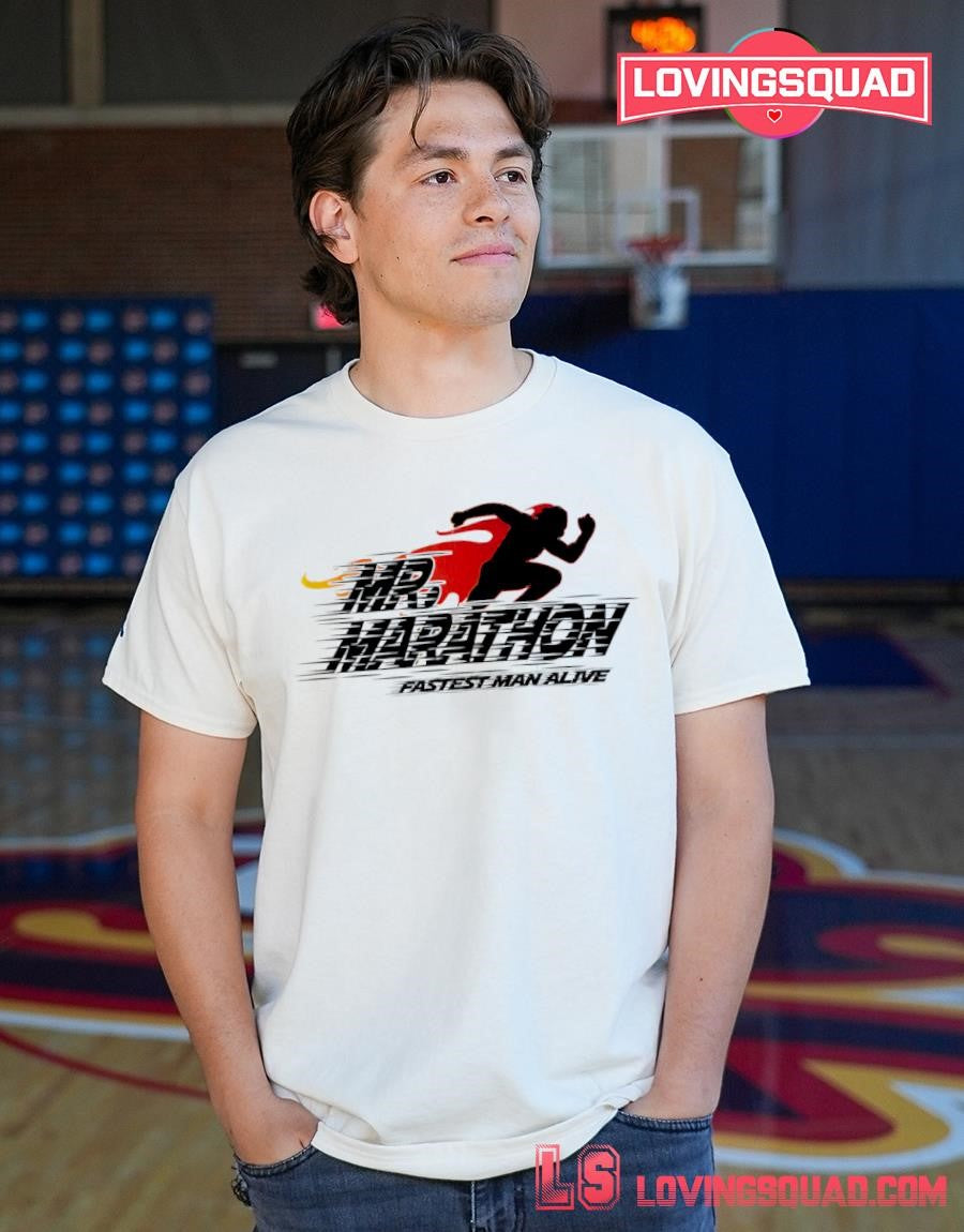 Mr Marathon Fastest Man Alive shirt