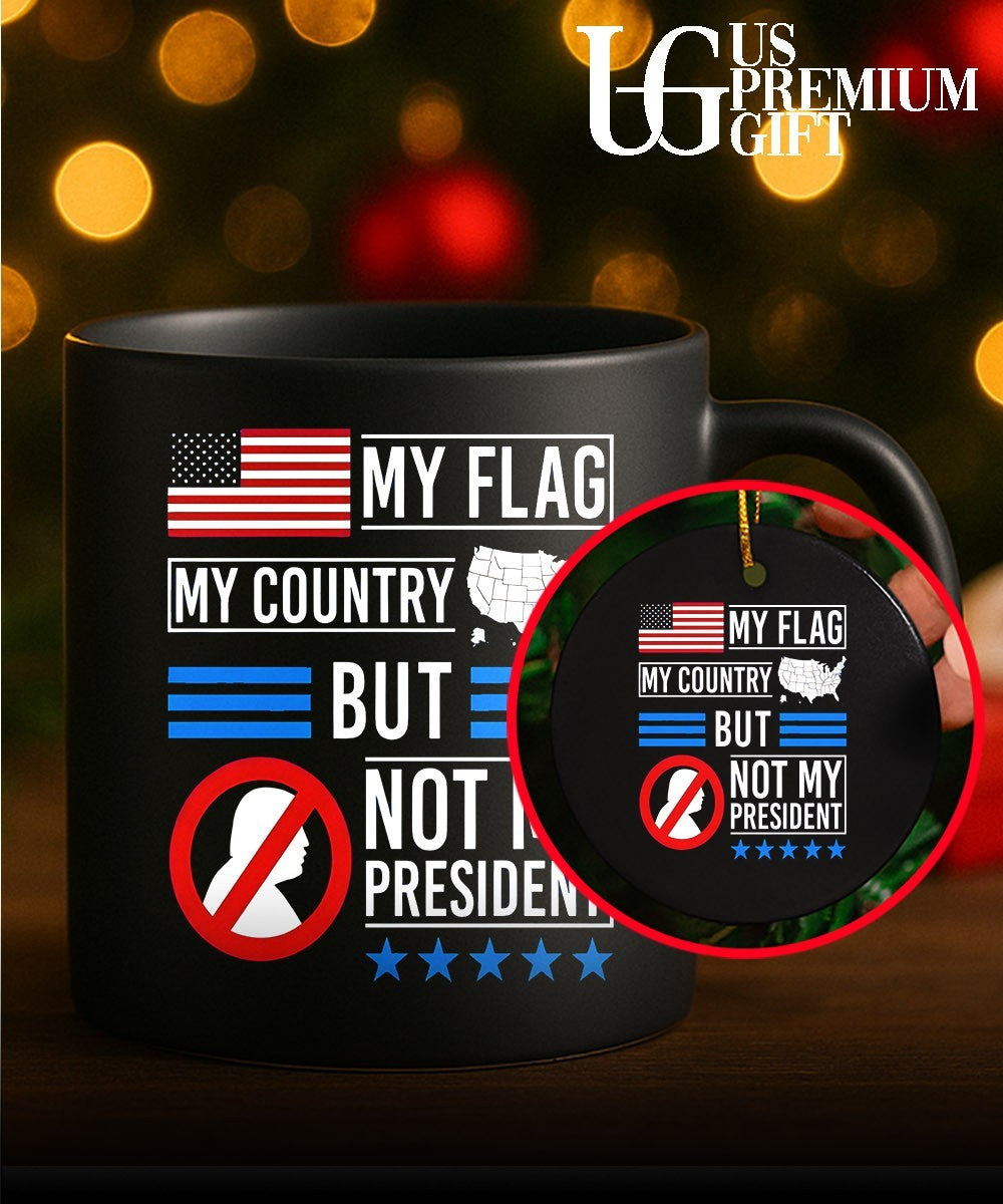My flag my country but not my president USA flag shirt