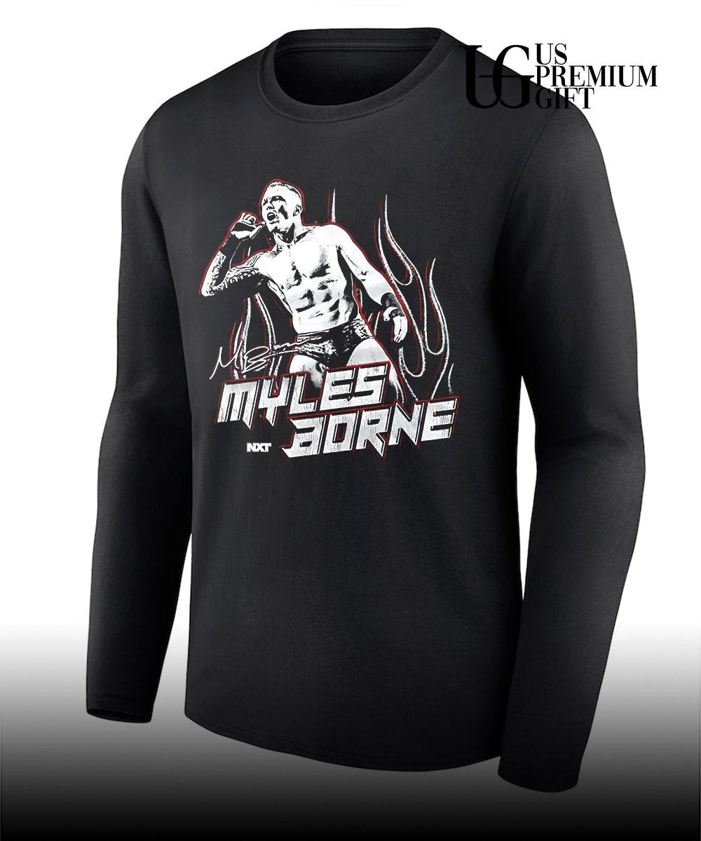 Myles Borne NXT wrestler grunge shirt
