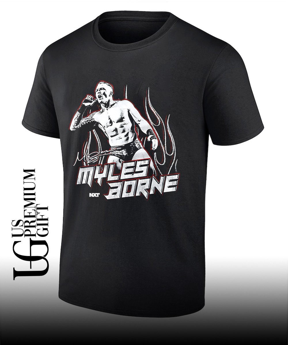 Myles Borne NXT wrestler grunge shirt
