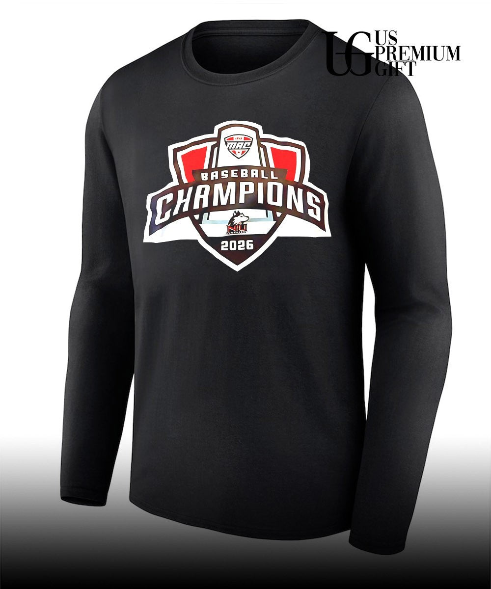 NIU Huskies MAC Baseball Champions 2026 shirt