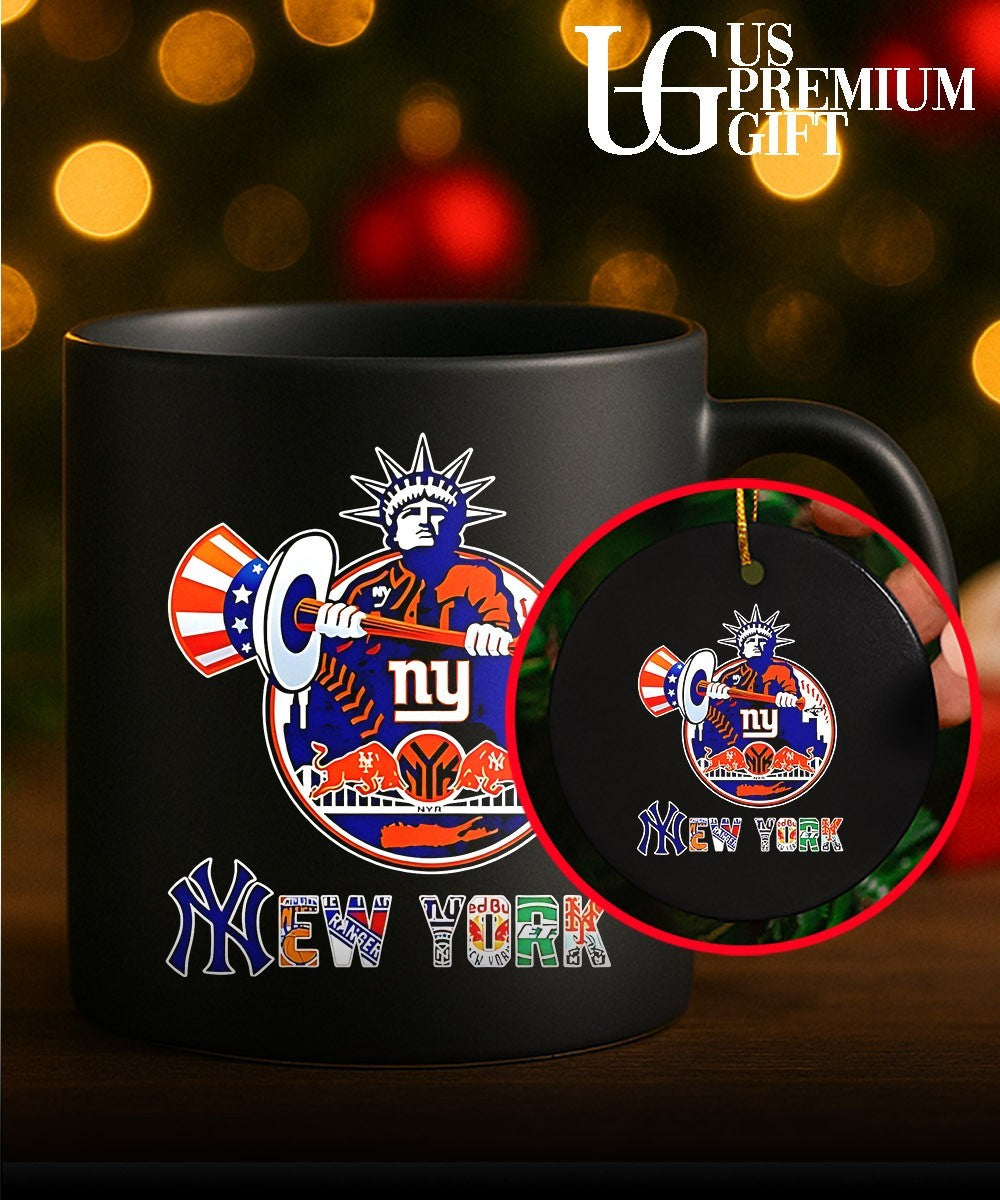 NY Yankees Mets Knicks Rangers Statue of Liberty 2026 logo shirt