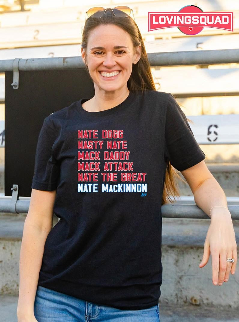Nathan MacKinnon Mack List Shirt