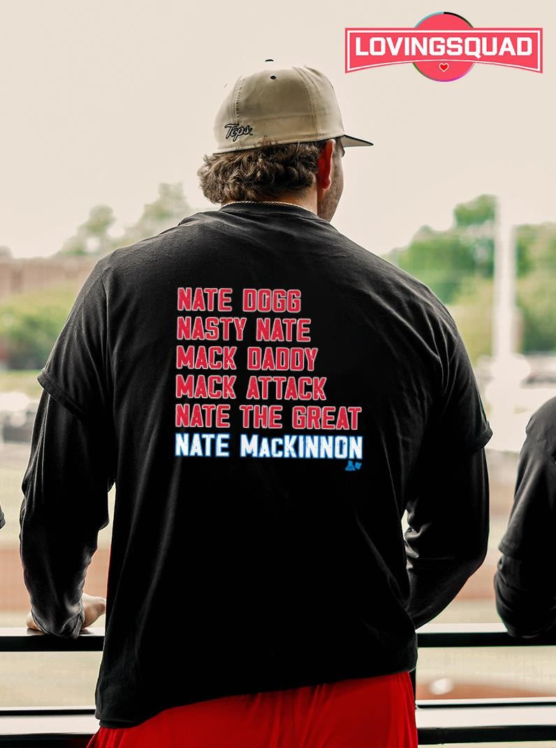 Nathan MacKinnon Mack List Shirt