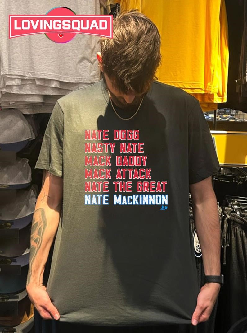 Nathan MacKinnon Mack List Shirt